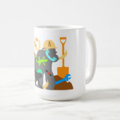 Mug Les gorilles au travail (Devant droit)