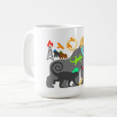 Mug Les gorilles au travail (Devant gauche)