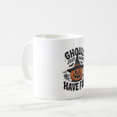Mug Les goules veulent juste s'amuser Halloween Citrou (Devant gauche)