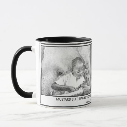 MUG LES GRAINES DE MOUTARDE ÉLÈVENT - LA CONCEPTION DE (Gauche)