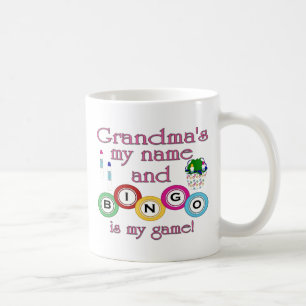 Mug Les grand-mamans mon bingo-test nommé est mon jeu