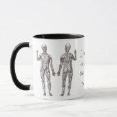 Mug Les grandes idées proviennent des muscles (Gauche)