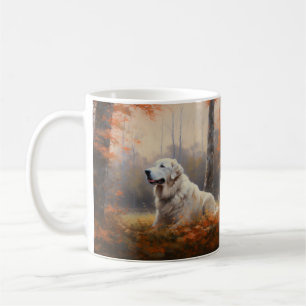 Mug Les grandes Pyrénées à l'automne Feuilles automne