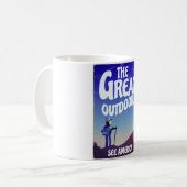Mug Les Grands Espaces. (Devant gauche)
