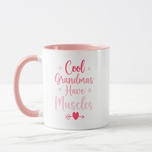 Mug Les grands-mères cool ont des muscles (Gauche)