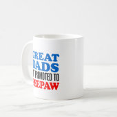 Mug Les grands papas ont promu le grand-papa du sud de (Devant gauche)