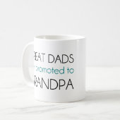 Mug Les Grands Pères Sont Promus À Grand-Père (Devant gauche)
