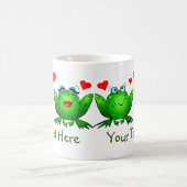 Mug Les grenouilles à caricatures vertes sauvent le ma (Centre)
