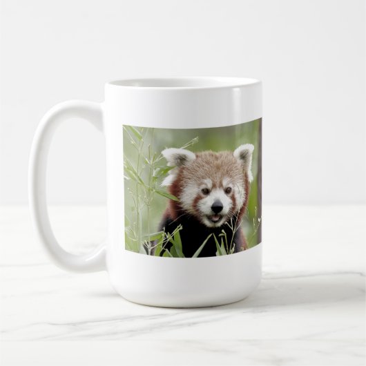 Mug Les grenouilles photo panda rouge. Panda roux. ani (Gauche)
