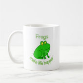 Mug Les grenouilles rendent la vie plus heureuse (Gauche)