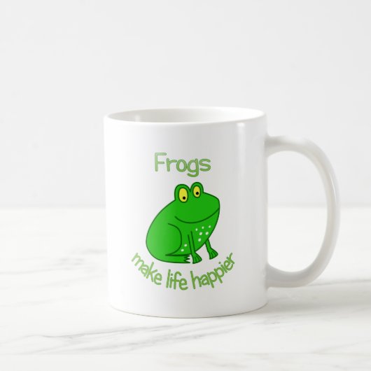Mug Les grenouilles rendent la vie plus heureuse (Droite)