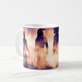 Mug Les guerriers amérindiens oubliés émergeant de t (Devant gauche)