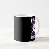 Mug Les guerriers de l'épilepsie sont magiques violet (Devant droit)