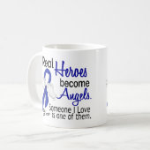 Mug Les héros deviennent cancer du colon d'anges (Devant gauche)