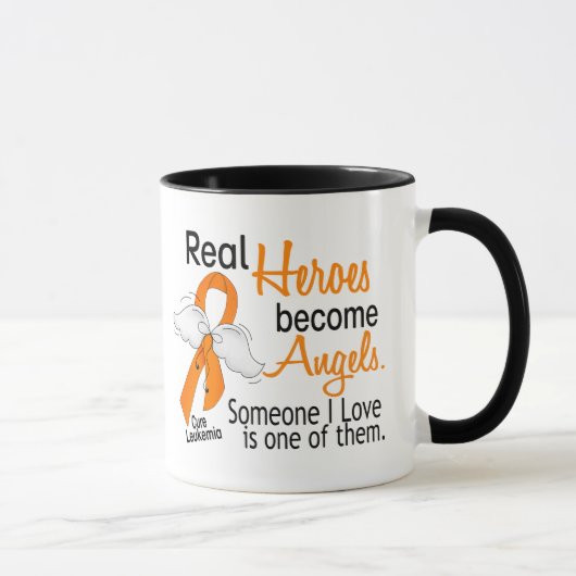 Mug Les héros deviennent leucémie d'anges (Droite)