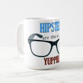 Mug Les HIPPIES sont les nouveaux JEUNES CADRES (Devant gauche)