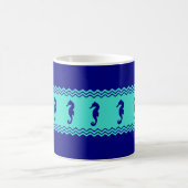 Mug Les hippocampes côtiers turquoise (Centre)