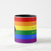 Mug Les histoires comptent Gay Pride Intersection Drap (Centre)