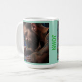 Mug Les hommes aiment aussi l'art du diamant (Devant gauche)