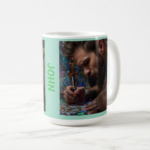 Mug Les hommes aiment également l'art diamant