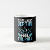 Mug Les hommes explorent les profondeurs de la pêche a (Centre)