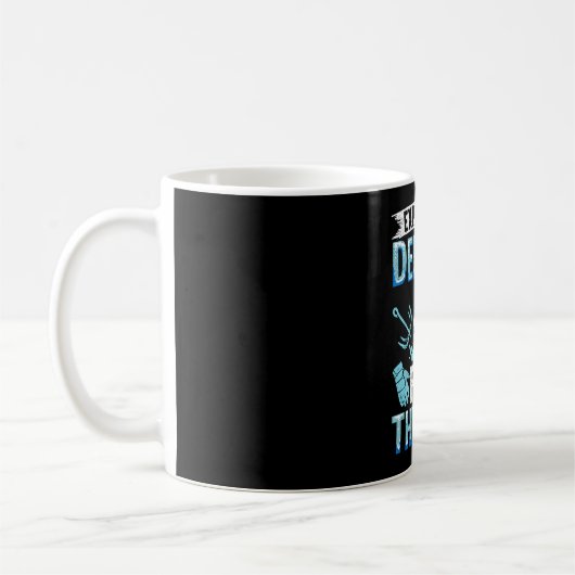 Mug Les hommes explorent les profondeurs de la pêche a (Gauche)