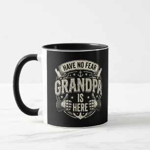 Mug Les hommes je n'ai aucune peur grand-père est là