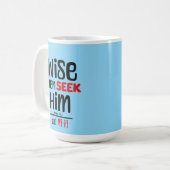 Mug Les Hommes Sages Le Cherchent - Et Wi-Fi- Matthieu (Devant gauche)