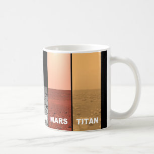 Mug Les horizons de la terre de Vénus musardent Mars