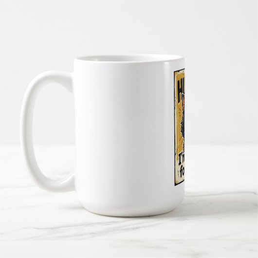 Mug Les humains ? Conception d'amant de chat noir (Gauche)