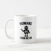 Mug Les humains m'excitent (Gauche)