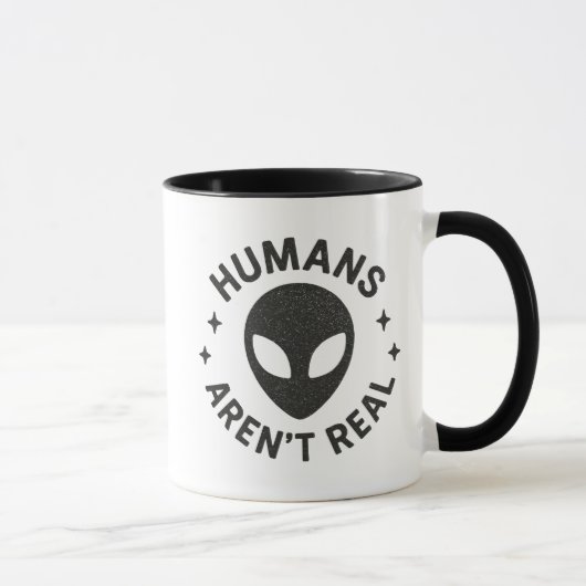 Mug Les humains ne sont pas réels (Droite)