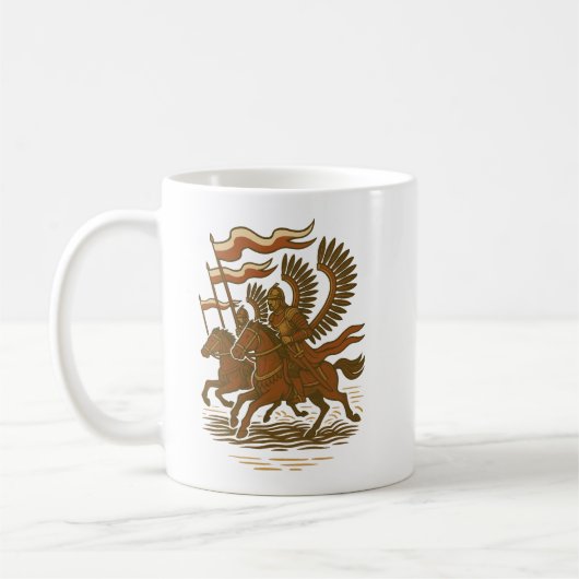 Mug Les hussards ailés polonais chargent (Gauche)