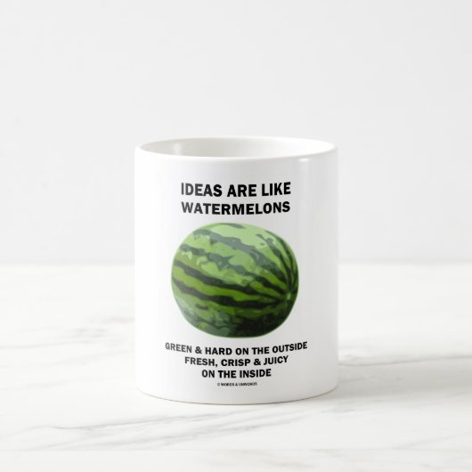 Mug Les Idées Sont Comme Les Pastèques (Nourriture Pou (Centre)