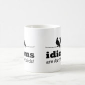 Mug Les Idioms Sont Pour Les Oiseaux Drôle Grammaire G (Centre)