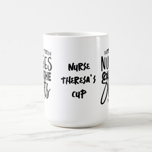 Mug Les infirmières à trois seringues appellent les ch (Centre)