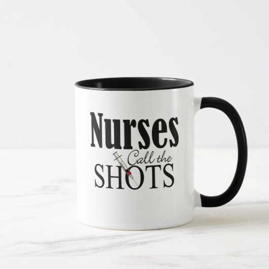 Mug Les infirmières appellent les coups (Droite)