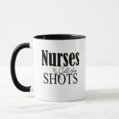 Mug Les infirmières appellent les coups (Gauche)
