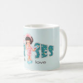 Mug Les infirmières le font avec amour. Cute Nurse (Devant droit)