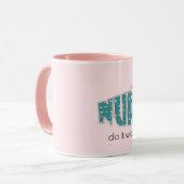 Mug Les infirmières le font avec le Coeur. Cadeau d'ap (Devant gauche)
