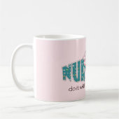 Mug Les infirmières le font avec le Coeur. Cadeau d'ap (Gauche)