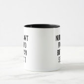Mug Les infirmières ne peuvent pas réparer les bêtises (Centre)