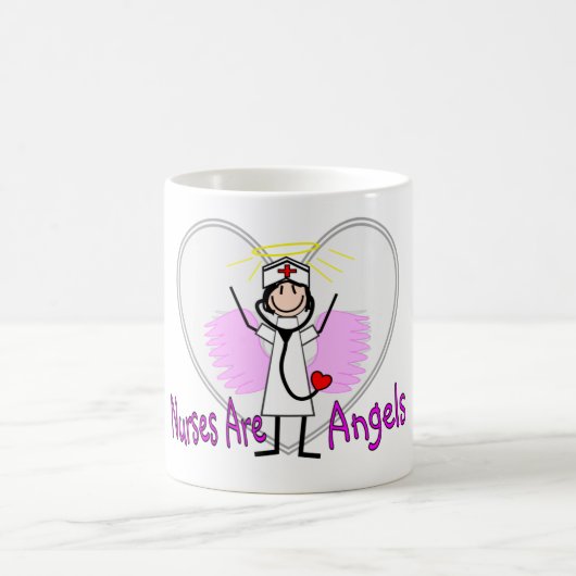 Mug Les infirmières sont des anges (Centre)