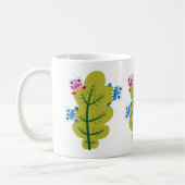 Mug Les insectes mignons mangent la feuille verte (Gauche)
