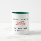 MUG LES IRLANDAIS GÂCHENT, ATTITUDE ITALIENNE, VOUS (Centre)