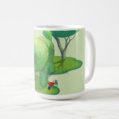 Mug Les jardiniers de chats et les animaux verts (Devant droit)