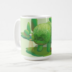 Mug Les jardiniers de chats et les animaux verts