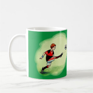 Mug Les jeunes footballeurs au ballon
