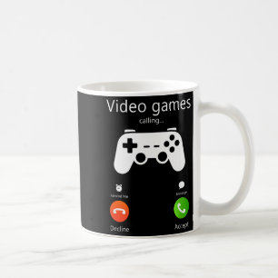 Mug Les jeux vidéo appellent drôle de jeu rétro joueur