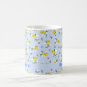 Mug Les jonquilles du printemps sur le bleu clair Joye (Centre)